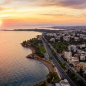 Athens Riviera | Greece Areal view of Athens Riviera in the South suberbs, an ideal destination for Spring City Breaks.