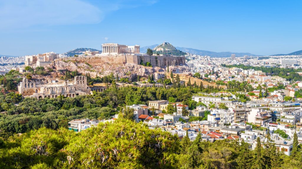 Athens Acropolis | Visiting Athens in the winter The Athens Acropolis as seen from afar by those visiting in the winter.