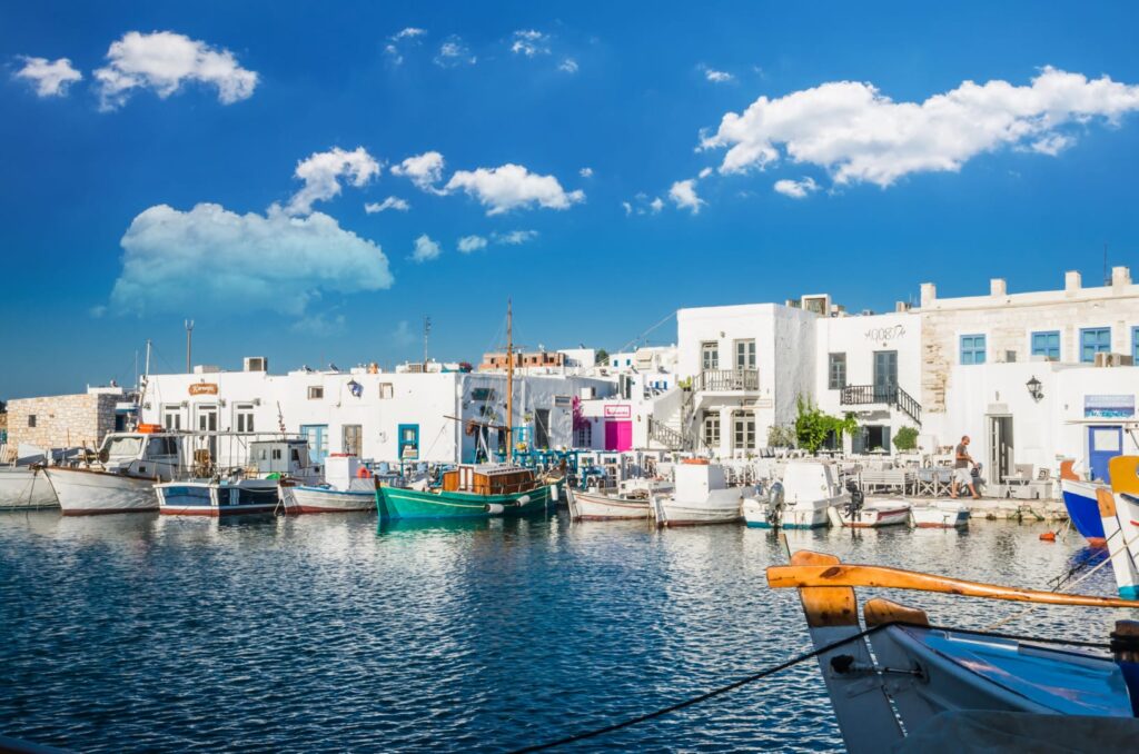 Is Paros a family destination? The picturesque port of Naoussa makes Paros a perfect destination for family holidays