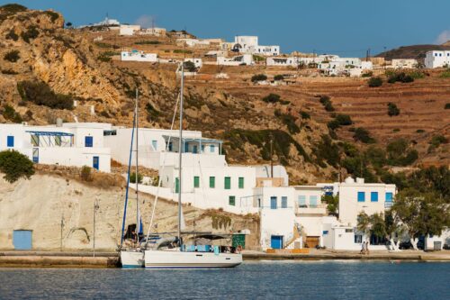 The,Traditional,Fishing,Village,Of,Klima,On,The,East,Coast The,Traditional,Fishing,Village,Of,Klima,On,The,East,Coast